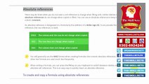 Absolute Cell Refference in Microsoft Excel | The skill Sets