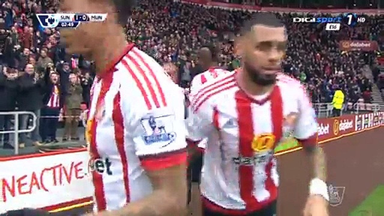 Wahbi Khazri Goal HD - Sunderland 1-0 Manchester United - 13-02-2016