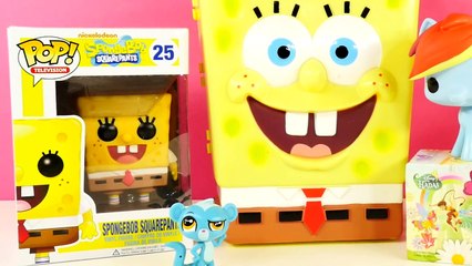 SPONGEBOB SURPRISE BASKET - Disney Frozen Princess Mr. Krabs Play Doh Surprise Eggs LPS MLP Toys