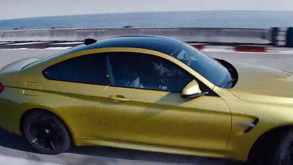 Реклама новой BMW M4 дрифт на авианосце