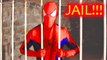 Spiderman Goes to JAIL in Real Life! Spiderman vs Joker vs Catwoman Battle - Superhero Movie (1080p)