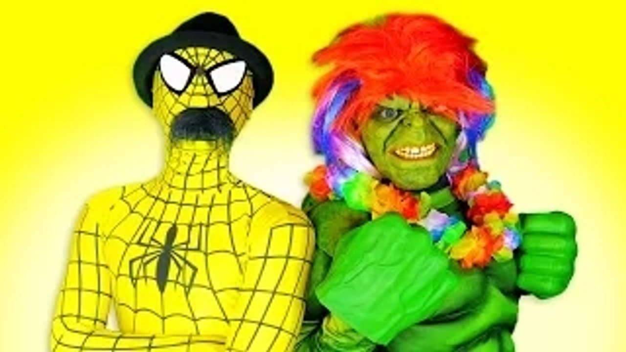 Spiderman vs Hulk Funny Battle w_ Frozen Elsa Power in REAL LIFE - Superhero Fun Movie