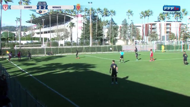 Samedi 13 février 2016 à 14h45 - AS Cannes - Monaco - U19 National D J19