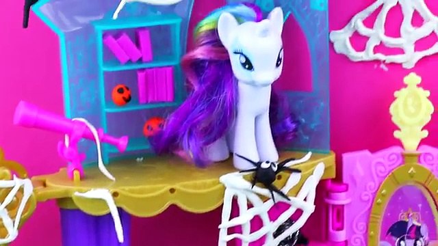 My Little Pony Play Doh Halloween Costumes MLP Princess Haunted Crystal Palace Castle Playset