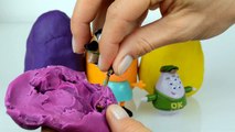 Peppa pig Play doh Kinder Surprise eggs Littlest Pet shop Disney Toys 2015 Monsters Egg Toy