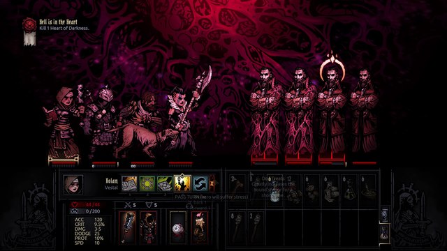Darkest Dungeon Hell is in the Heart Final Boss NG+ (Spoilers)