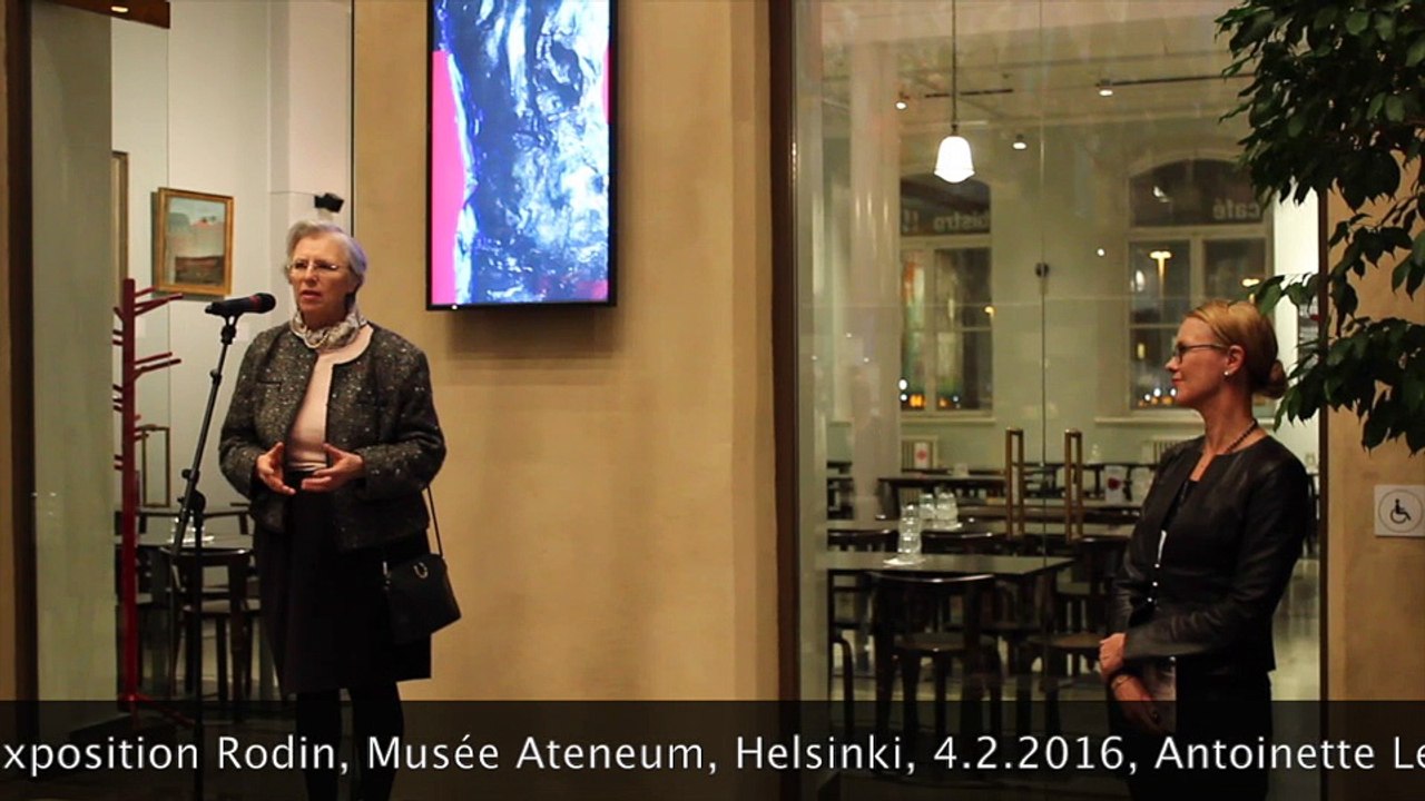 Vernissage de l'exposition Rodin, musée Ateneum, Helsinki, 4.2.2016