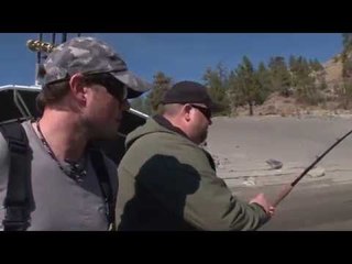 Fishing for Sturgeon in Canyon BC