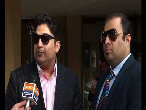 Sh Haseeb Muteen (Trip Travel)talking with Shakeel Anjum at FPCCI Lhr