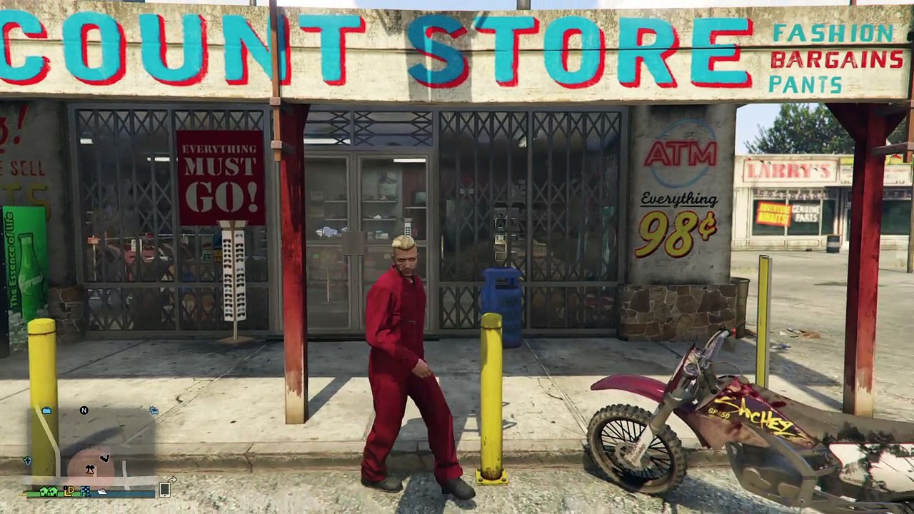 GTA V - TORSO E BRACOS INVISIVEIS