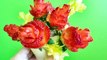 How to Make Strawberry Flowers _ Strawberry Art Red Rose _ Fruit Carving Strawberries Garnishes