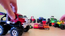 Monster Truck Machines HD toys and hot wheels trucks машинки монстр трак игрушки биг фут