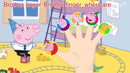 Peppa Pig Birthday Party Finger Family Nursery Rhymes and More Lyrics