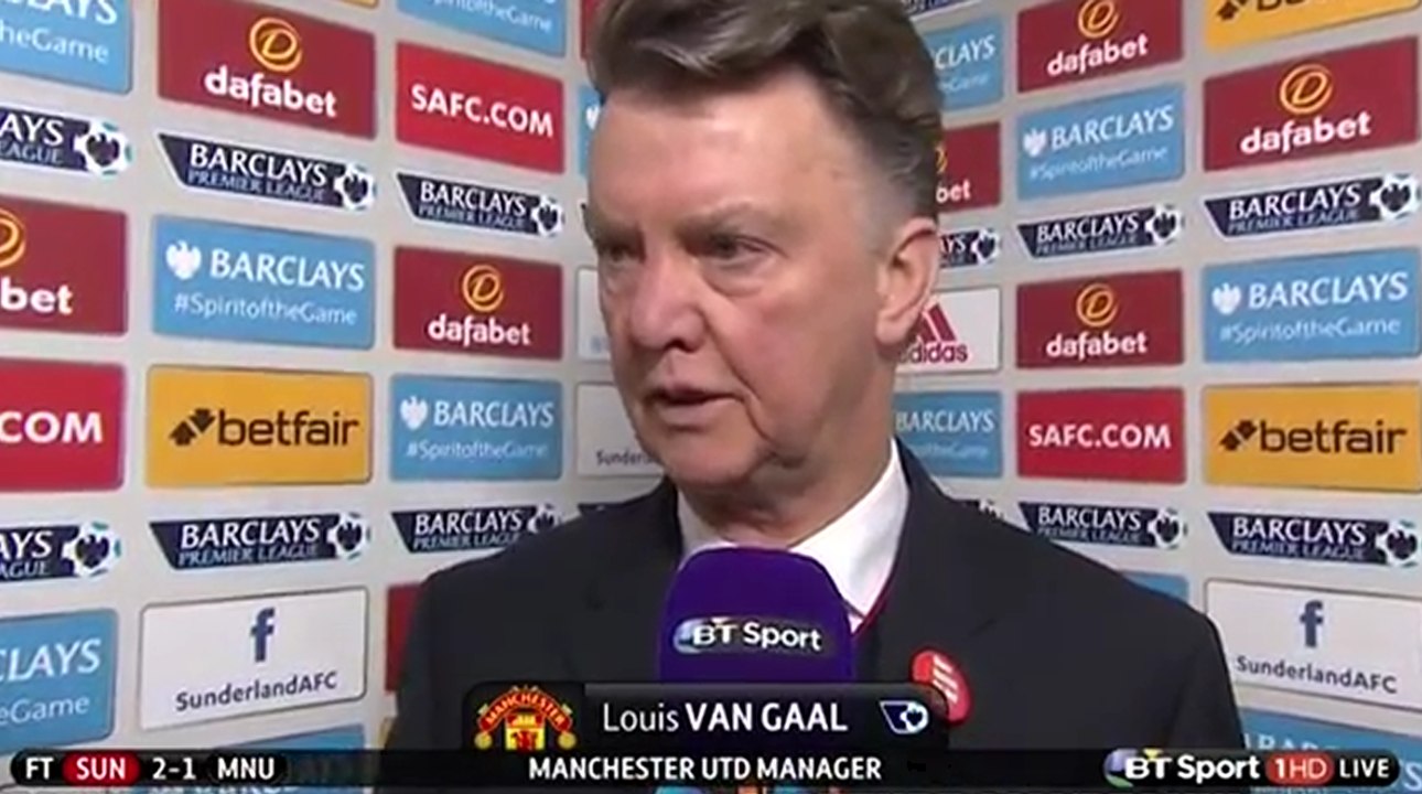 Louis van Gaal ne croit plus au top 4