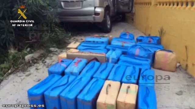 La Guardia Civil interviene más de una tonelada de hachís