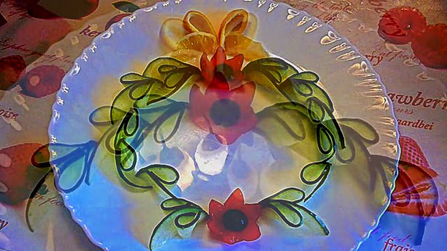 Как красиво оформить стол! Украшения тарелки! Collection photos! №2