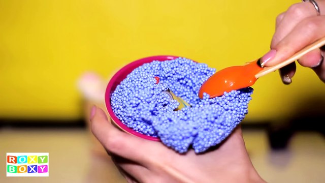 Fancy Foam Clay Ice Cream Marshmallows Surprise Minions