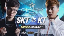 [H/L 2016.02.13] SKT vs KT Game 2 - RO1 l 롯데 꼬깔콘 LoL Champions Korea Spring 2016