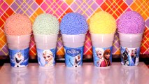 FOAM CLAY Ice cream Surprise Frozen Elsa Anna Olaf Toys