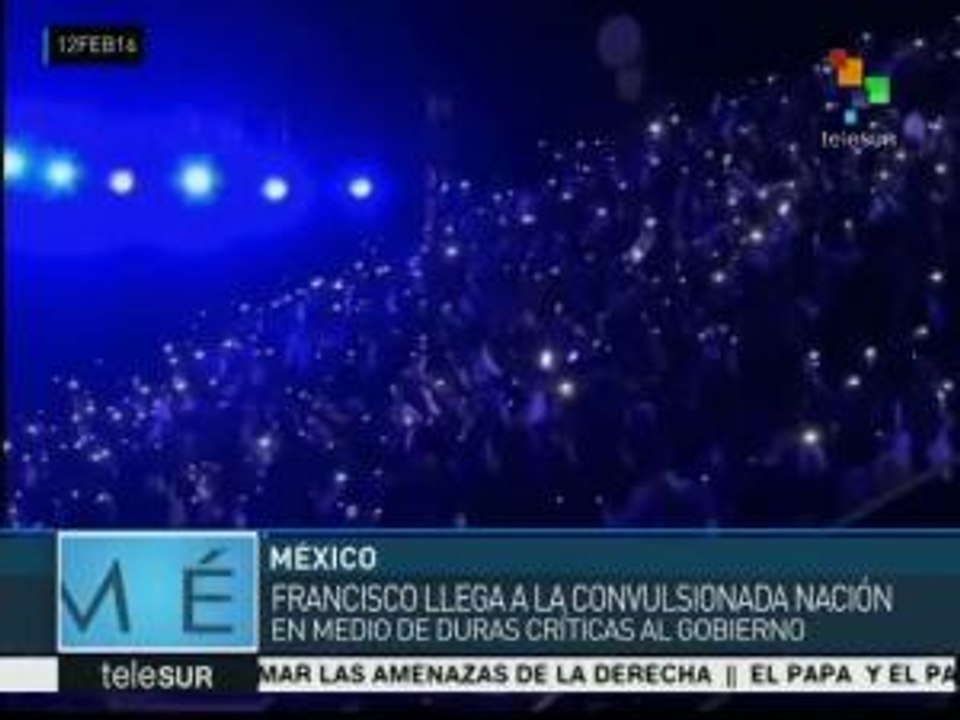 Papa Francisco llega a México en una visita de cinco días