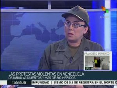 Velásquez: Que se visibilicen las víctimas de las guarimbas