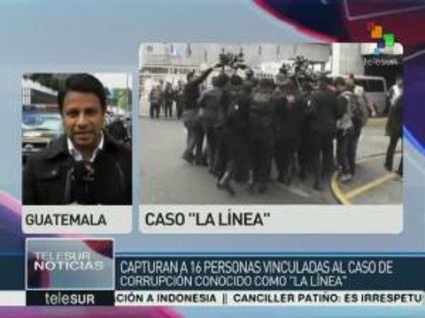 Guatemala: 16 nuevos detenidos vinculados al caso La línea
