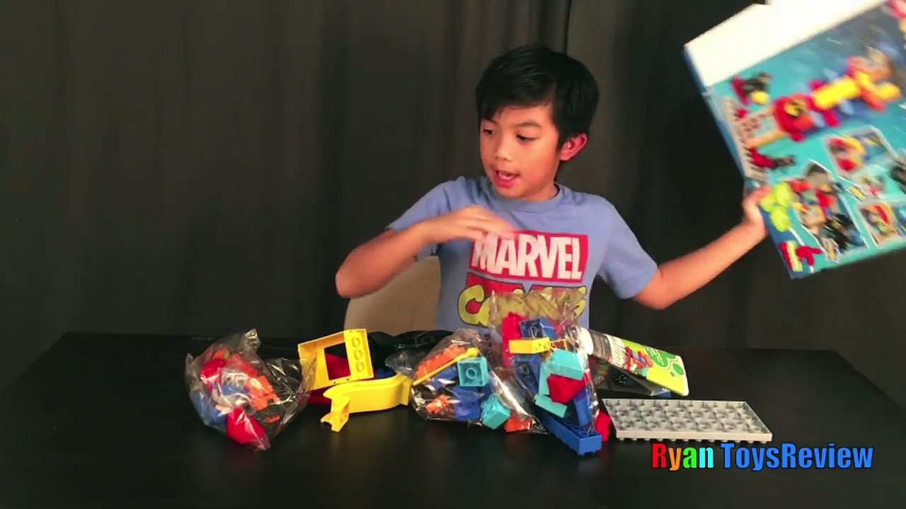 Lego Duplo Batman and Catwoman BatCave Egg Surprise Toys Disney Cars Ryan ToysReview