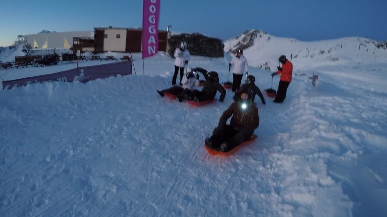 Val Thorens 2016 soirée luge