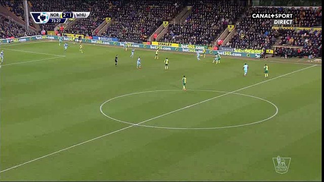 Dimitri Payet Goal HD - Norwich 2-1 West Ham - 13-02-2016