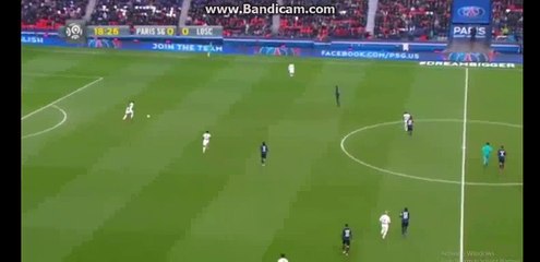 Paris Saint Germain 1st BIG CHANCE TO SCORE PSG 0-0 LILLE 13-02-2016