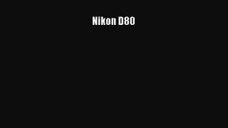 PDF Nikon D80 Ebook