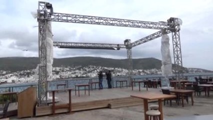 Bodrum'da Kuvvetli Rüzgar