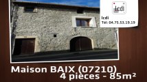 A vendre - Maison - BAIX (07210) - 4 pièces - 85m²