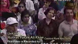 Nusrat Fateh Ali Khan in Central Park New York - YouTube