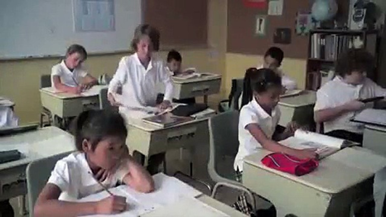 Funny Boy flirting with teacher