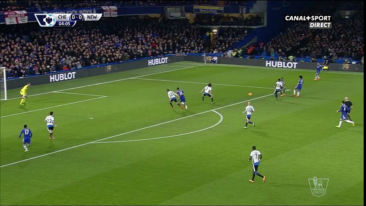 Diego Costa Goal HD - Chelsea 1-0 Newcastle Utd - 13-02-2016
