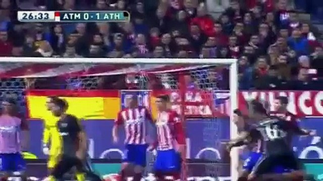 Атлетико 2- 1 Атлетик Испанская Примера Обзор матча 13.12.2015