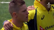 Usman Khawaja Grabs Adam Zampa& Bum During Australian National Anthem