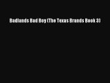 Download Badlands Bad Boy (The Texas Brands Book 3)  Read Online