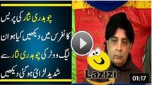 Fight of N League Voter With Chaudhry Nisar During Press Conference - Video Dailymotion