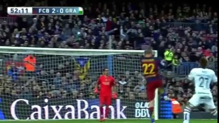 Барселона 3 - 0 Гранада  3 й гол МЕССИ ИСПАНИЯ- Примера 09.01.2016