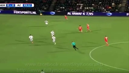 Vincent Janssen Goal - Heracles Almelo 0-1 AZ Alkmaar - (13/2/2016) HD