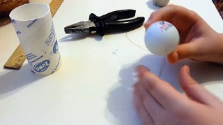 Как сделать игрушку из пинг-понг шарика