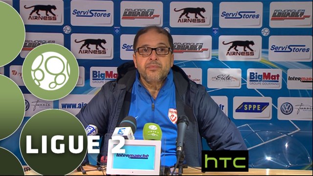 Conférence de presse AJ Auxerre - AS Nancy Lorraine (2-2) : Jean-Luc VANNUCHI (AJA) - Pablo CORREA (ASNL) - 2015/2016