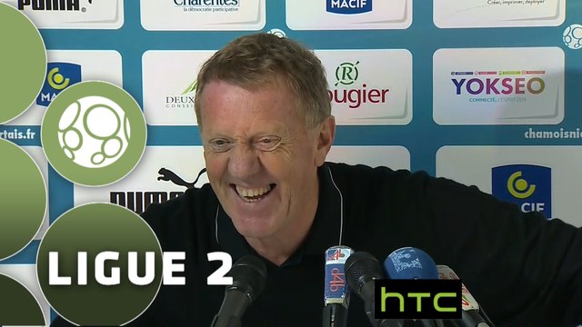 Conférence de presse Chamois Niortais - Stade Brestois 29 (1-2) : Régis BROUARD (CNFC) - Alex DUPONT (BREST) - 2015/2016