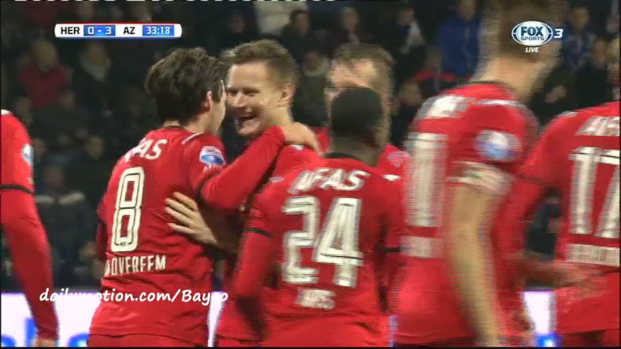 Joris van Overeem Goal HD - Heracles 0-3 AZ Alkmaar - 13-02-2016