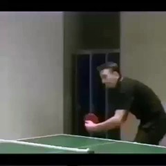 Funny Table Tennis Trick
