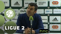 Conférence de presse Red Star  F.C - Evian TG FC (2-2) : Rui ALMEIDA (RED) - Romain REVELLI (EVIAN) - 2015/2016