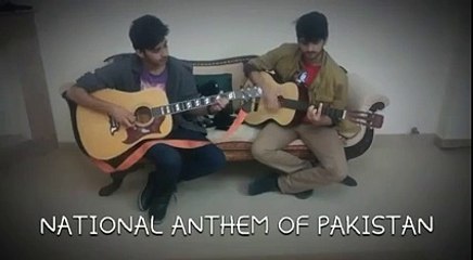 Pakistan National Anthem Guiter Instrumental| Amazing...