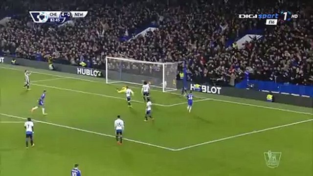 Bertrand Traoré Goal Chelsea 5-0 Newcastle Utd - 13-02-2016